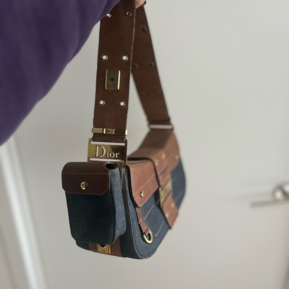 Vintage Dior Columbus bag in denim - Picture 2 of 10